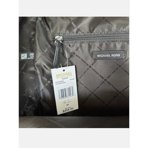 Michael Kors Slater Large Chain Leather Backpack main image 7